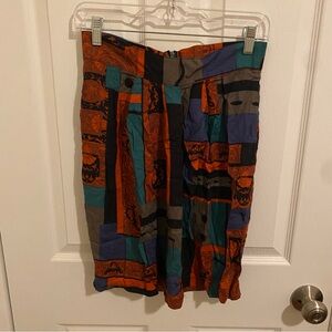 Colorful Patchwork Women's Skirt